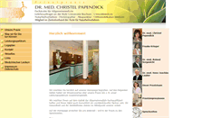 Desktop Screenshot of dr-papendick.de